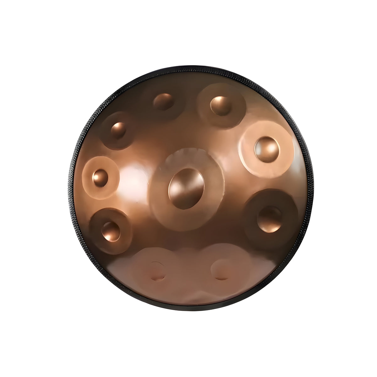 Handpan Aura Sacrée 12 notes vu de dessus