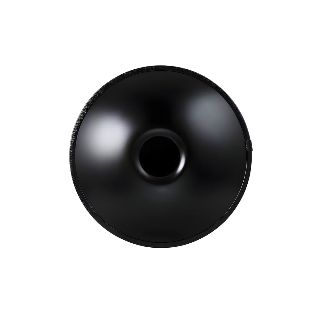 Handpan débutant posé près d'un coussin d'écoute