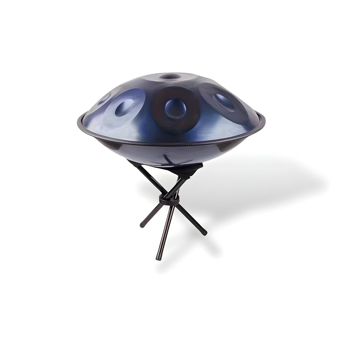Handpan Évasion Astrale posé dans un salon clair