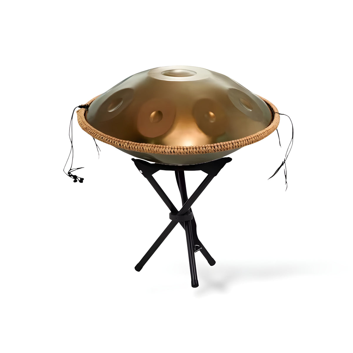 Handpan Aura Sacrée 10 notes dans un intérieur clair