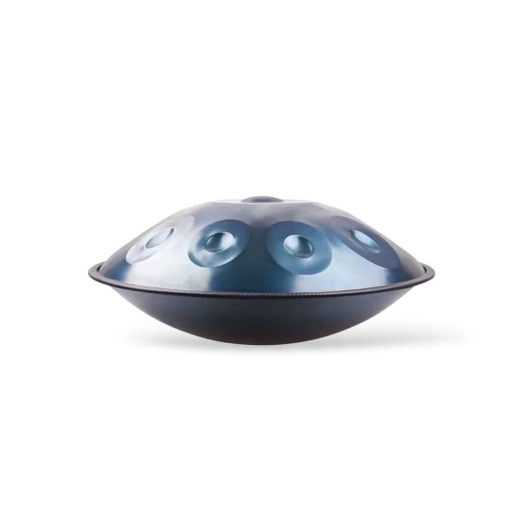 Détail du martelage de l'acier du handpan Évasion Astrale
